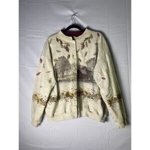 Cabela's Artisan House Wildfire Fall Autmn Button Cardigan Sweater Size Large?